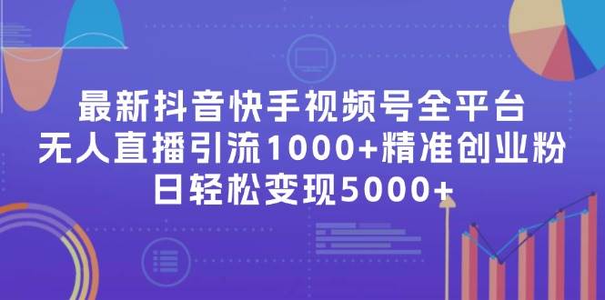 最新抖音快手视频号全平台无人直播引流1000+精准创业粉，日轻松变现5000+-好课资源网