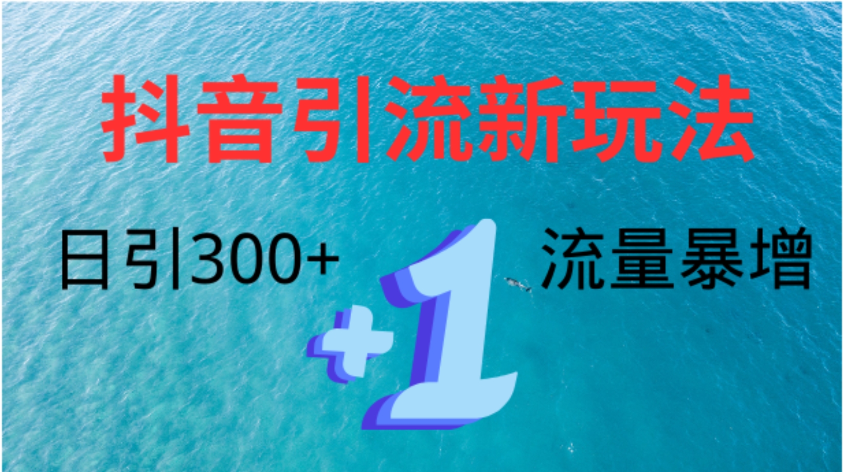 创业粉高效引流，抖音工具号玩法4.0，日引300+-好课资源网